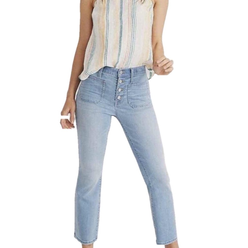Madewell Cali Demi-Boot Jean Button-Front Edition